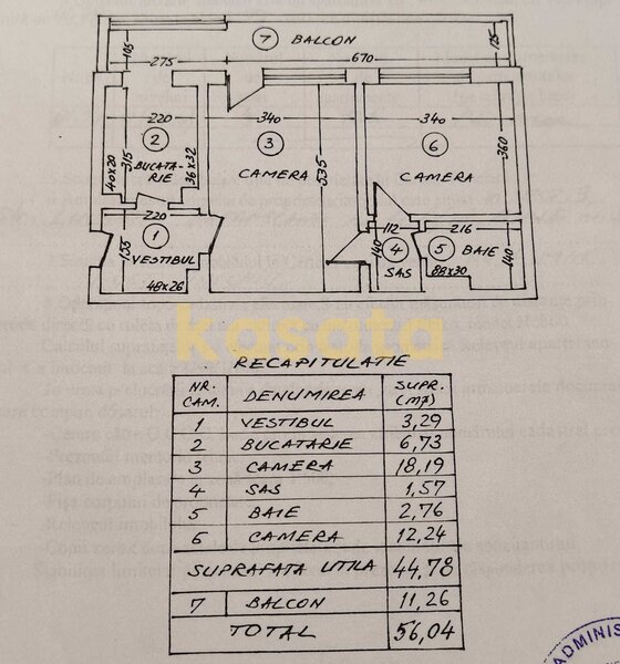 Metrou Costin Georgian, 2 camere 56 mp, renovat, mobilat.